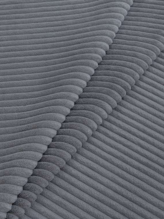 Покрывало Medio cilium grafit 210x220 темно-серого цвета