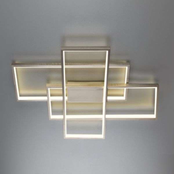 Потолочный светодиодный светильник 90177/3 сатин-никель Direct
