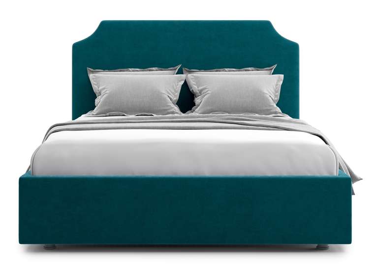 Кровать Izeo 160х200 сине-зеленого цвета с подъемным механизмом 