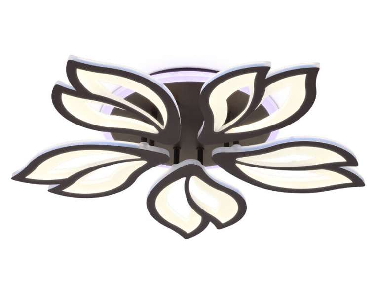 Потолочная люстра ACRYLICA FA544 (акрил, цвет коричневый)