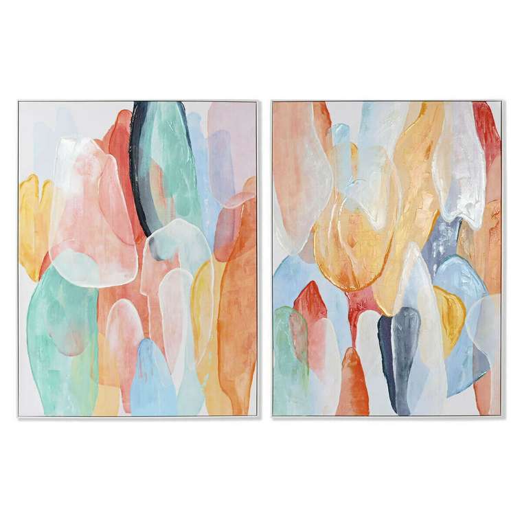 Картина Абстракция современный 90 x 3,5 x 120 cm (2 штук)