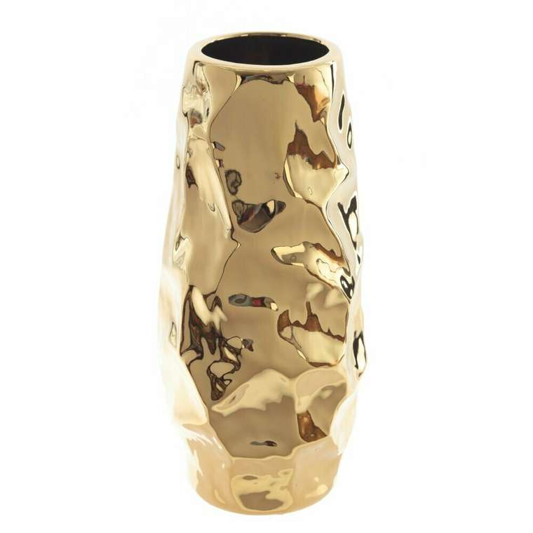 Ваза Gold stone золотого цвета