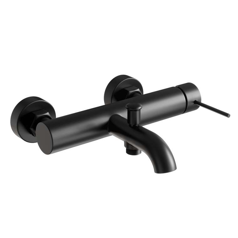 Смеситель для ванны и душа WasserKRAFT Нирс (Niers) 3001BL