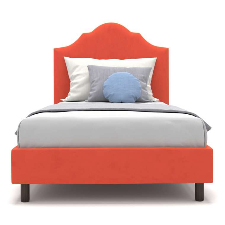 Односпальная кровать Tiana красного цвета 80х160