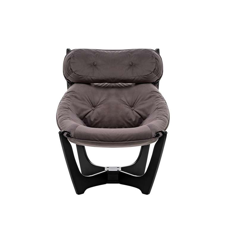 Кресло для отдыха Модель 11 серо-коричневого цвета