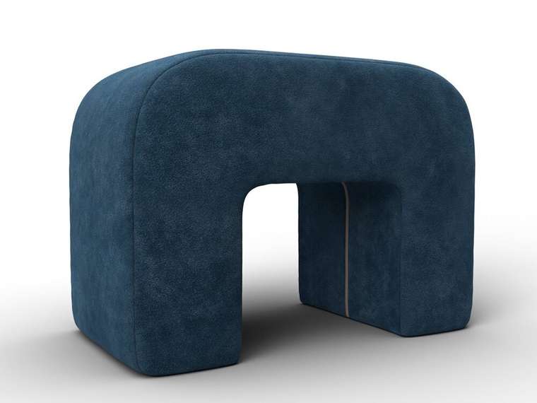 Пуф 008 синего цвета