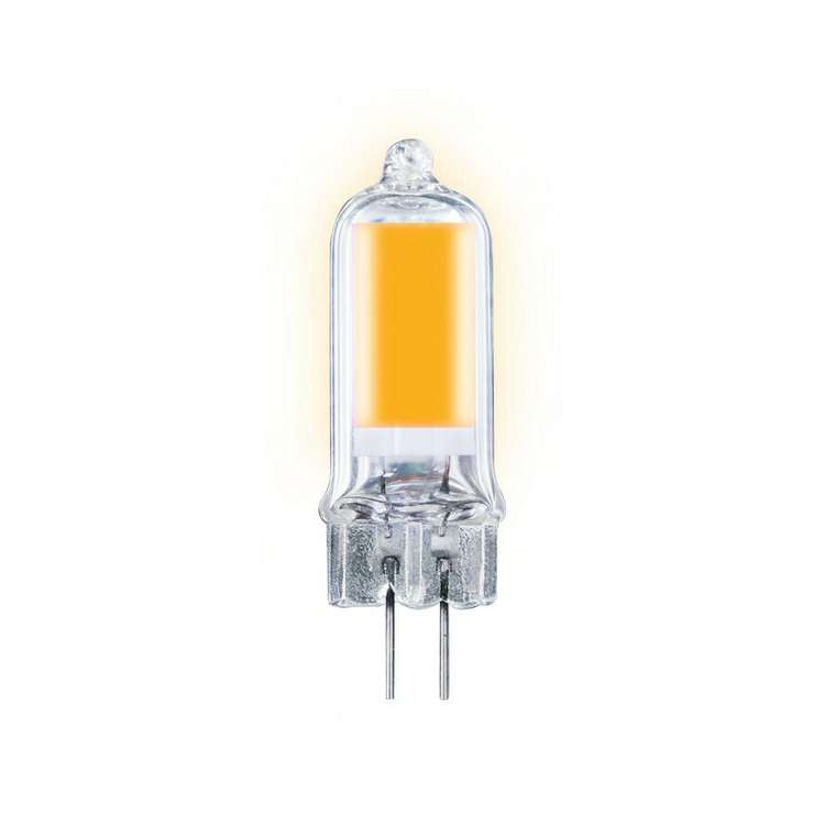 Комплект светодиодных филаментных ламп 220V G4 2.5W 200Lm 3000K (теплый белый) 204501 капсульной формы
