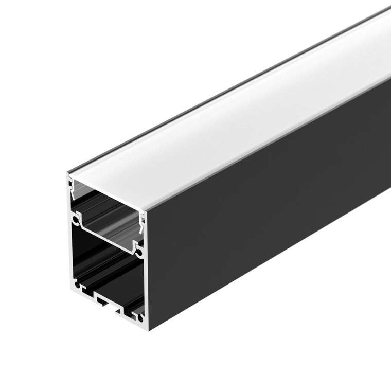 Профиль для ленты IP-LINE 053898 (алюминий, цвет черный)