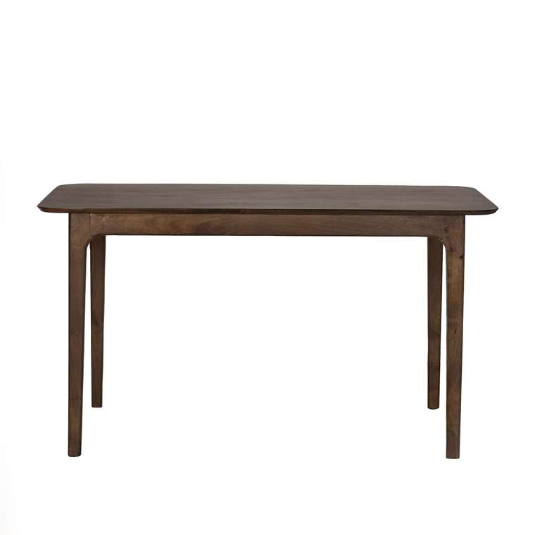 Обеденный стол из массива Милна коричневого цвета