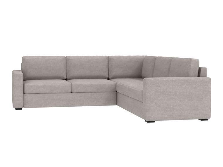 Угловой диван-кровать Peterhof с ёмкостью для хранения серого цвета