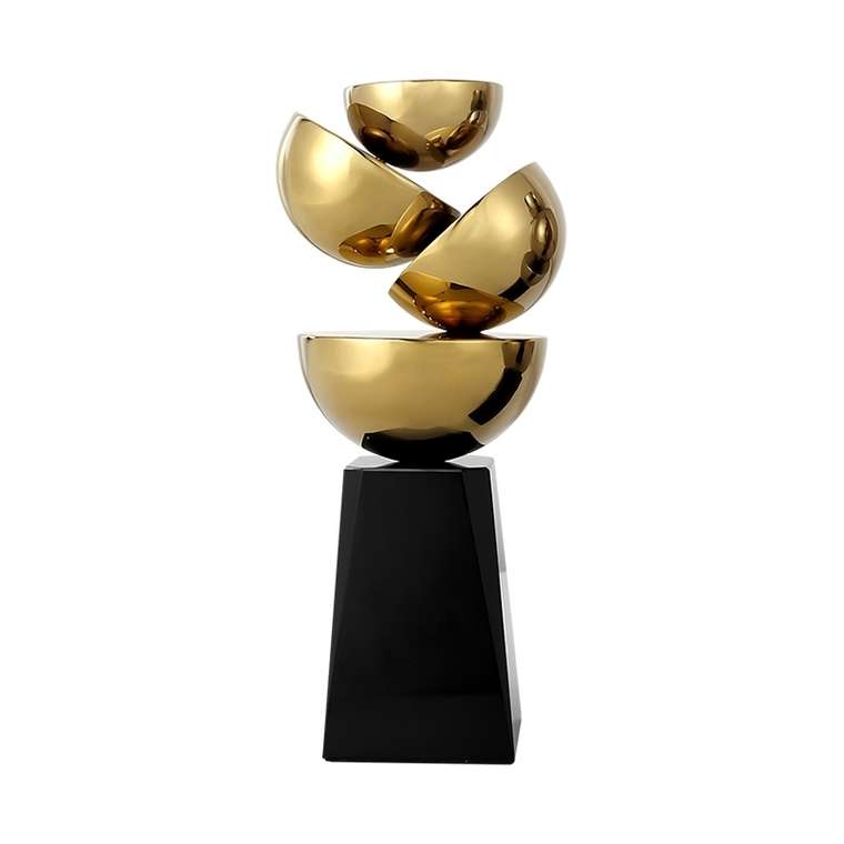 Подсвечник ArtHomeDecor FRAGMENT 6933 L GOLD & BLACK