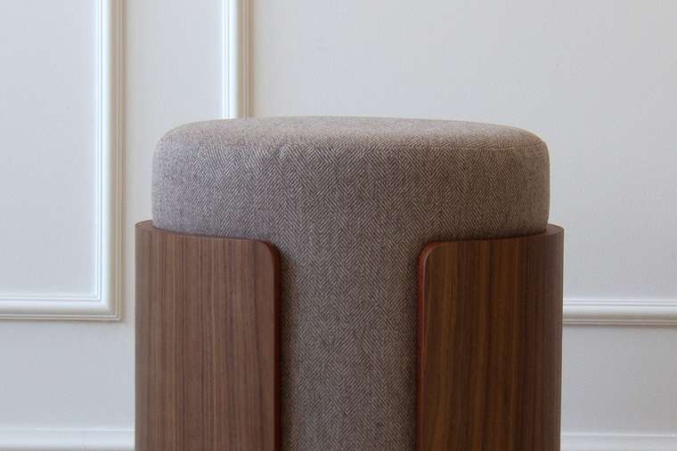 Пуф Lagom серо-коричневого цвета