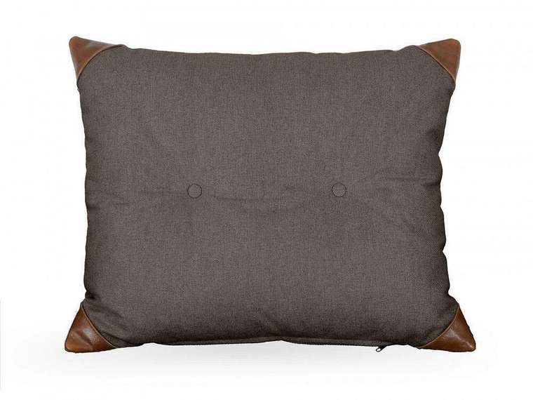 Подушка Chesterfield 60х60 серо-коричневого цвета