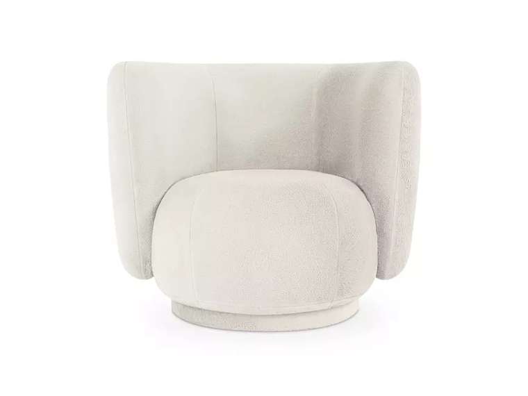 Кресло Lucca вращающееся белого цвета 