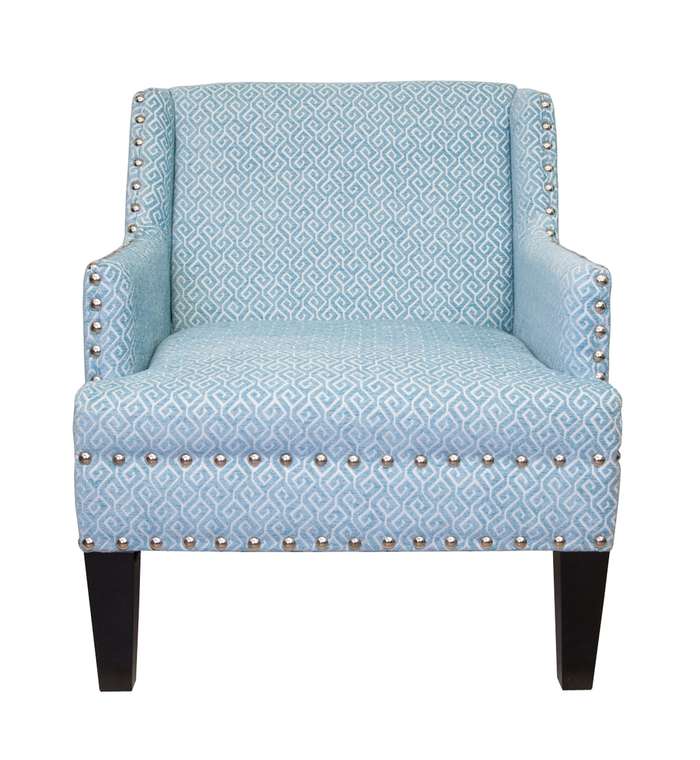 Кресло Mart blue с обивкой из велюра