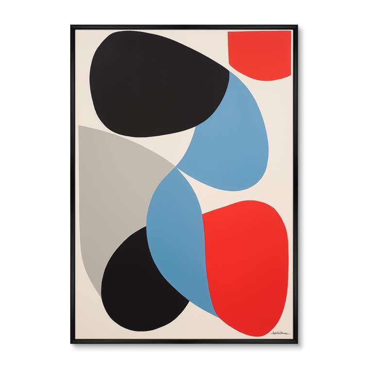 Репродукция картины Falling up into these colors, No 1, 2024г.