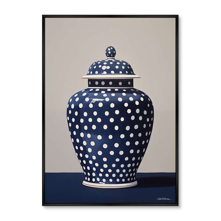 Репродукция картины Porcelain vase No 2, 2024г.
