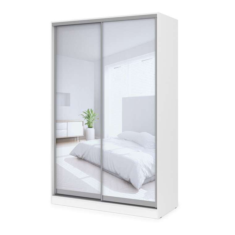 Шкаф-купе Comfort 12.1 белого цвета