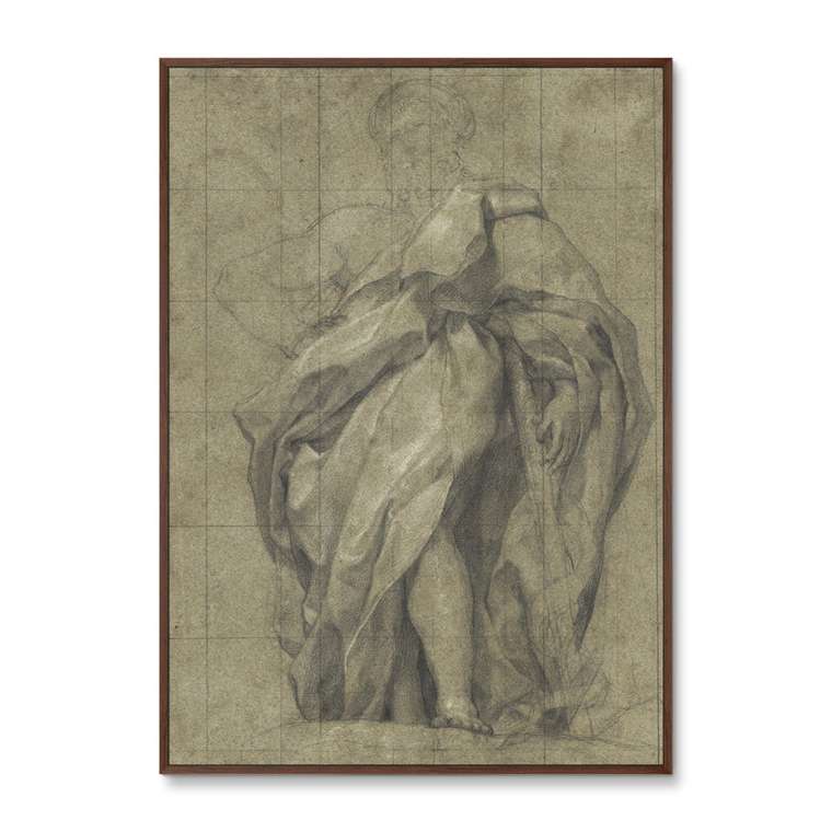 Репродукция картины на холсте Эскиз мужчины, 1762г.