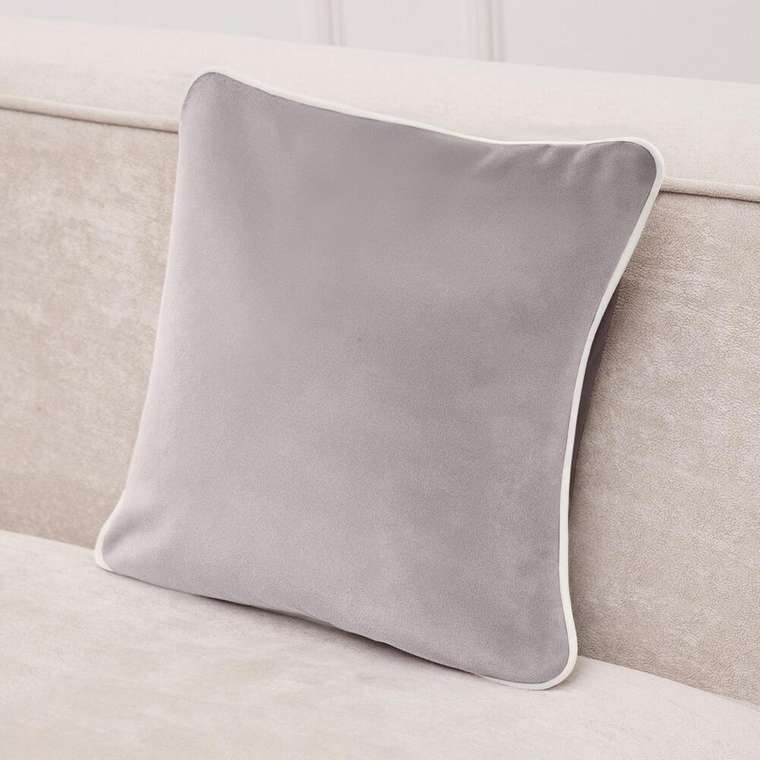 Подушка декоративная Duo коричнево-бежевого цвета 