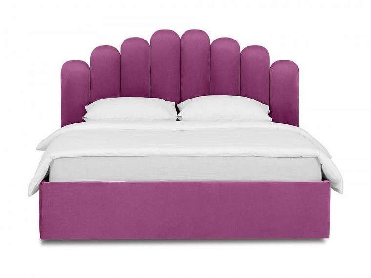 Кровать Queen Sharlotta 160х200 пурпурного цвета с подъемным механизмом