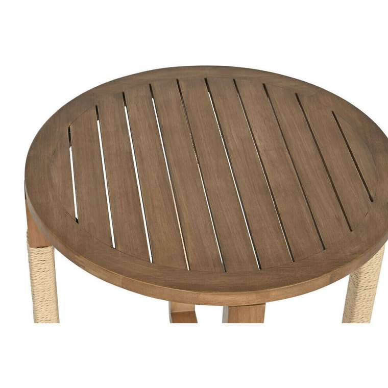 Вспомогательный стол Натуральный Ель Деревянный MDF 48 x 48 x 50,5 cm