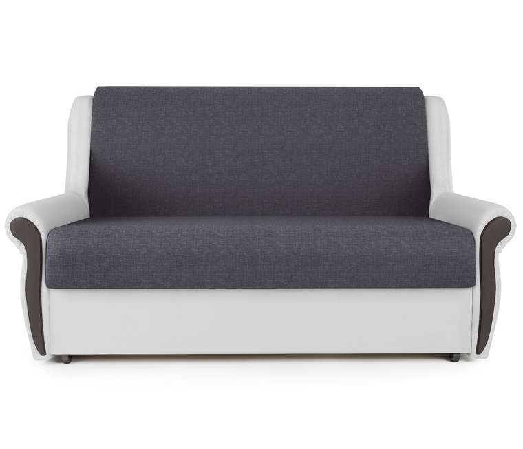 Диван-кровать Аккорд М 160 серо-белого цвета