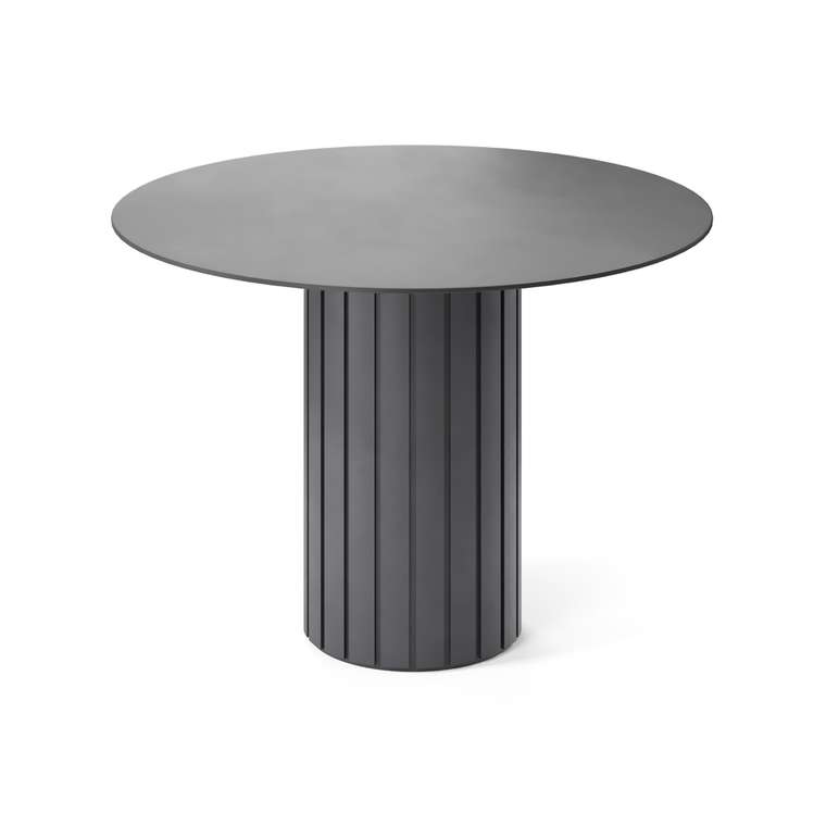 Обеденный стол Мелеф L черного цвета