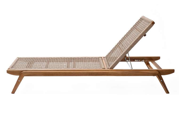 Шезлонг Calistoс бежево-коричневого цвета