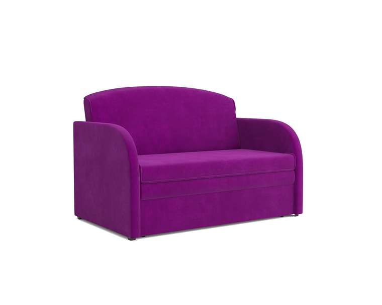 Прямой диван-кровать Малютка фиолетового цвета