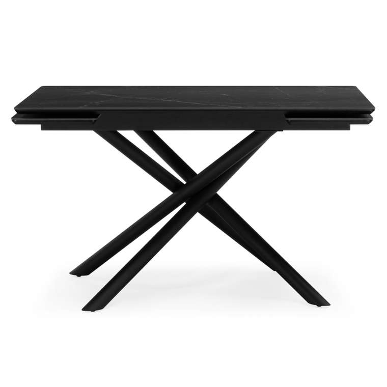 Раздвижной обеденный стол Мэриан 80х140 черного цвета