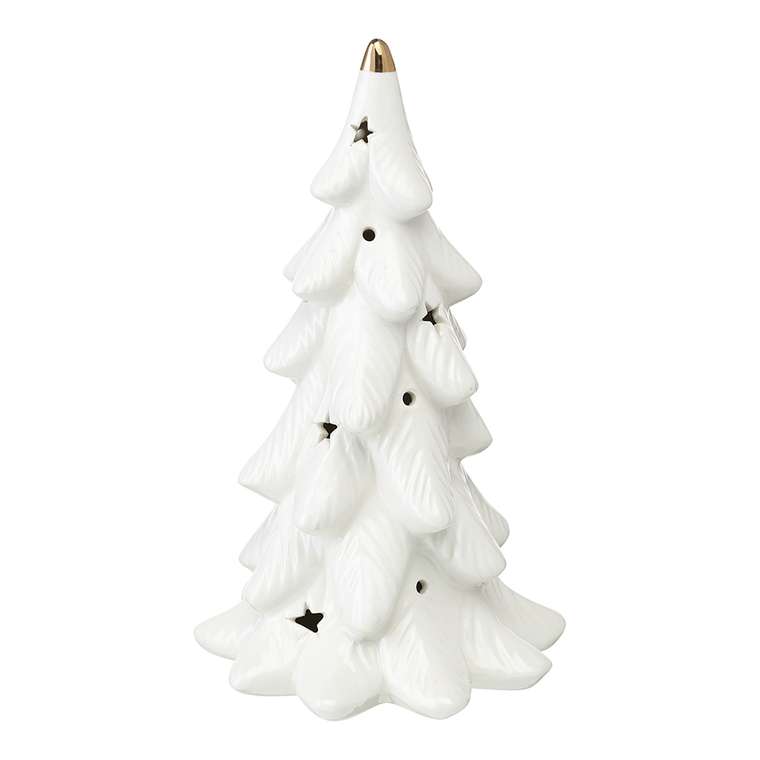 Декор новогодний с подсветкой Christmas shimmer белого цвета