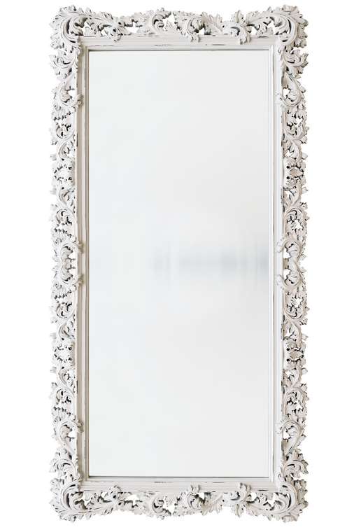 Напольное Зеркало белое