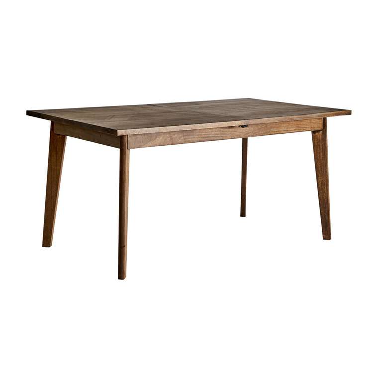 Раздвижной обеденный стол Lekimai коричневого цвета