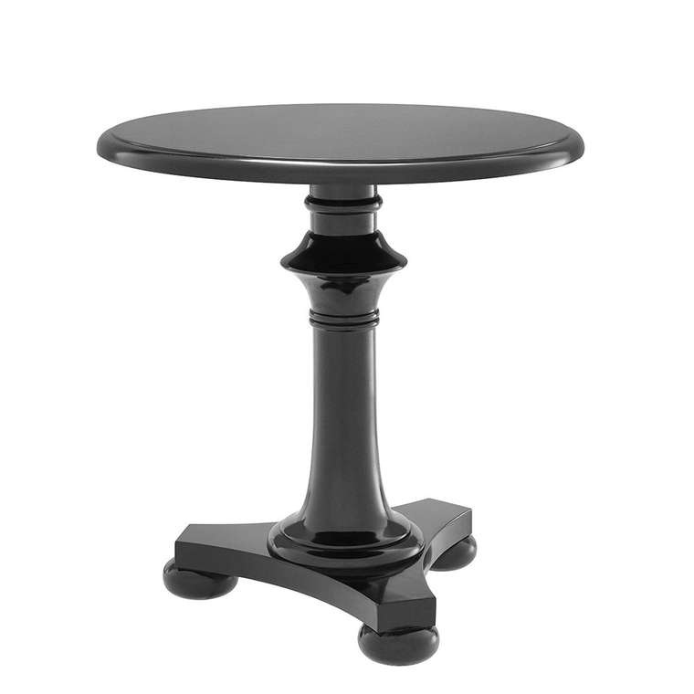 Кофейный столик Eichholtz "Huxley S" из дерева черного цвета 