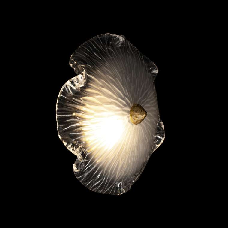 Настенный светильник Bloom 10352W/B AB (стекло, цвет прозрачный)