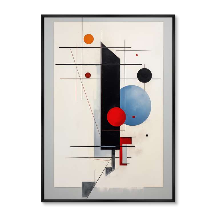 Репродукция картины Geometric space of the Universe, No 2, 2024г.