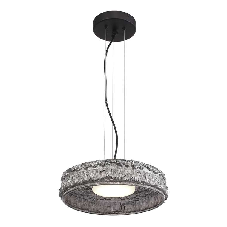Светильник подвесной ST-Luce черный/дымчатый LED 1*15W 4000K ANTIKE
