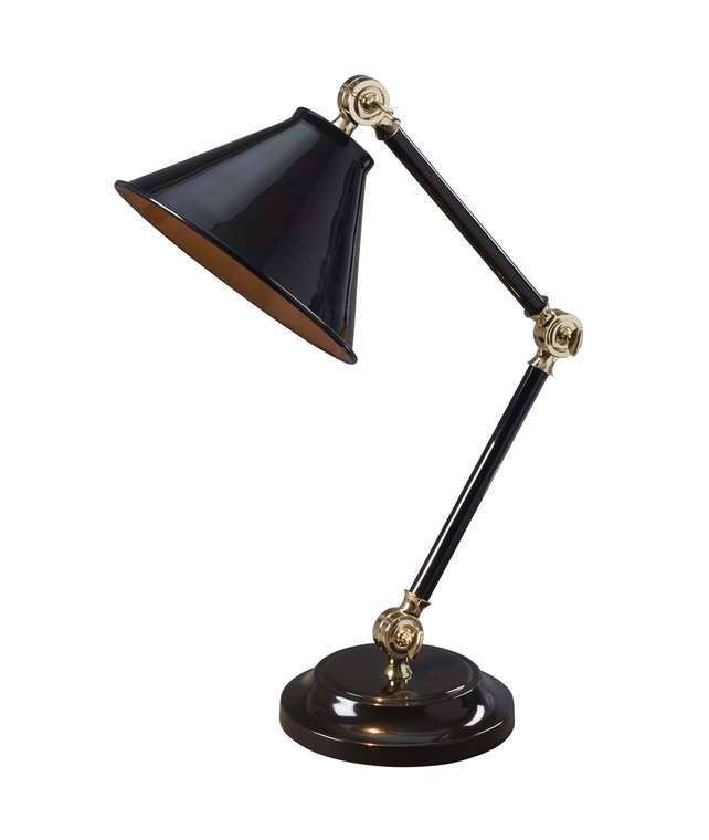 Настольная лампа Elstead Interior PROVENCE цвет черный/полированная латунь