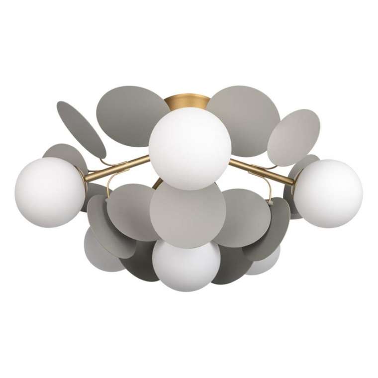 Потолочная люстра MATISSE 10008/6C Grey (стекло, цвет белый)