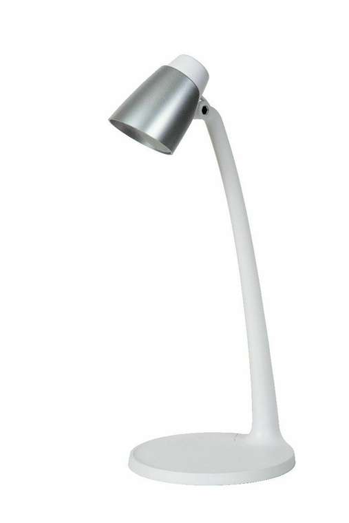 Настольная лампа Ludo 18660/05/31 (пластик, цвет серебро)