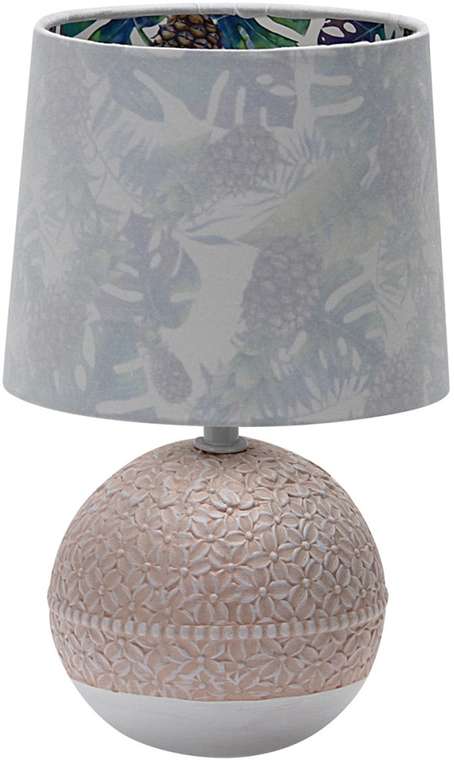 Настольная лампа Escada Nymph 10169/L Beige 1х40Вт Е14, керамика/ткань, бежевый