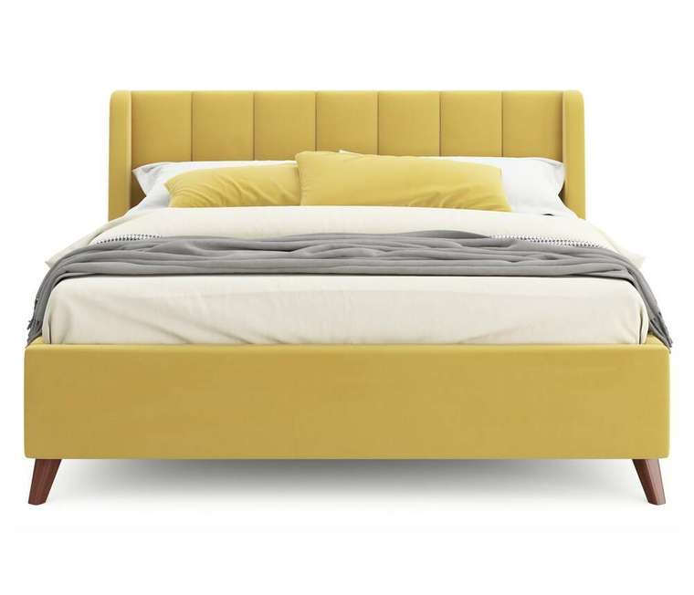 Комплект для сна Betsi 160х200 желтого цвета с подъемным механизмом и матрасом