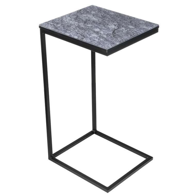 Приставной столик Геркулес со стеклянной столешницей 