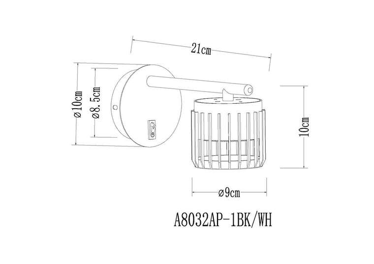 Спот Arte Lamp ATRIA A8032AP-1WH