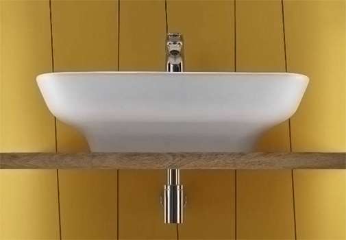 Раковина Struktura белого цвета