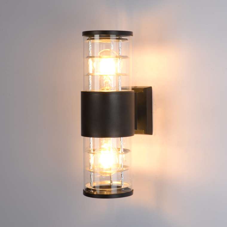 Уличный настенный светильник Arte lamp TOKYO A5315AL-2BK