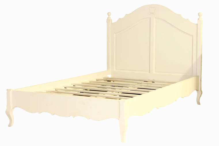 Кровать белая 120х90