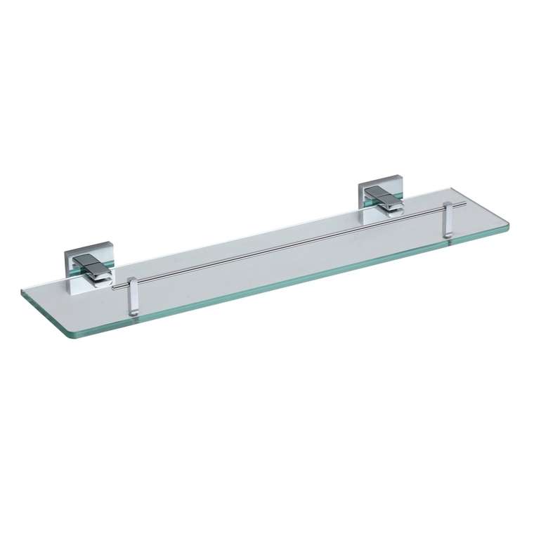 Полка стеклянная Savol S-06591A, хром