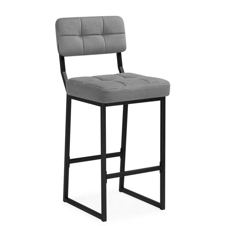 Полубарный стул Ларс серого цвета